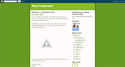 Desktop Screenshot of fotoprojektjahr2010.blogspot.com
