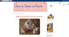 Desktop Screenshot of laboresdesiempre-charo.blogspot.com