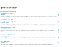 Tablet Screenshot of ipod-car-adapter.blogspot.com