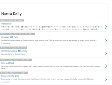 Tablet Screenshot of naritadaily.blogspot.com
