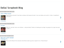 Tablet Screenshot of dallasscrapbook.blogspot.com