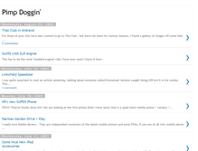 Tablet Screenshot of pimpdogging.blogspot.com