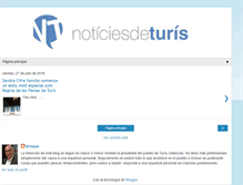 Tablet Screenshot of noticiesdeturis.blogspot.com