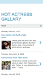 Mobile Screenshot of hot-actress-gallary.blogspot.com