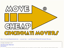 Tablet Screenshot of movecheapcincinnatimovers.blogspot.com