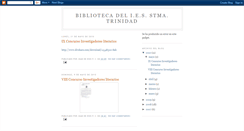 Desktop Screenshot of bibliotrinidad.blogspot.com