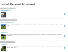 Tablet Screenshot of harriedharrassedhormonal.blogspot.com