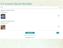 Tablet Screenshot of manoelmarinheiro.blogspot.com