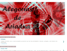 Tablet Screenshot of alegoriasdeariadna.blogspot.com