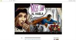 Desktop Screenshot of misslanealhabla.blogspot.com