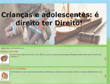 Tablet Screenshot of direitoecrianca.blogspot.com