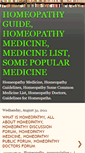 Mobile Screenshot of homeopathy-guide.blogspot.com