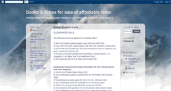Desktop Screenshot of noteznbookzforsale.blogspot.com