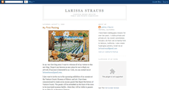 Desktop Screenshot of larissastrauss.blogspot.com