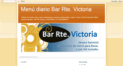 Desktop Screenshot of menudiariovictoria.blogspot.com