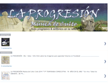 Tablet Screenshot of laprogresion.blogspot.com