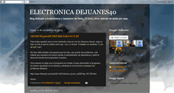 Desktop Screenshot of dejuanes40.blogspot.com