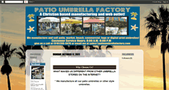 Desktop Screenshot of patioumbrellafactory.blogspot.com