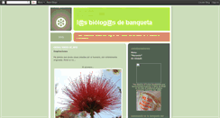 Desktop Screenshot of biologadebanqueta.blogspot.com