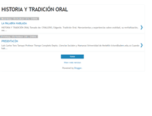 Tablet Screenshot of bloghistoriaoral.blogspot.com