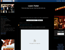 Tablet Screenshot of losersmovietrailer.blogspot.com