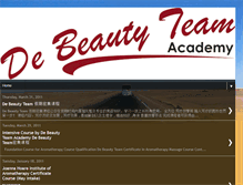 Tablet Screenshot of debeauty-team-academy.blogspot.com