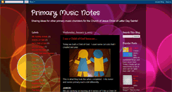 Desktop Screenshot of primarymusicnotes.blogspot.com