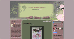 Desktop Screenshot of justasweetcard.blogspot.com