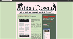 Desktop Screenshot of fibraobrera.blogspot.com