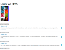 Tablet Screenshot of lewishamnews.blogspot.com
