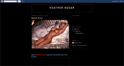 Desktop Screenshot of heather--kozar.blogspot.com