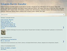 Tablet Screenshot of eduardobarronescultor.blogspot.com