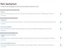 Tablet Screenshot of patsanitarium.blogspot.com