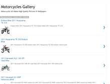 Tablet Screenshot of motorcyclesgallery.blogspot.com