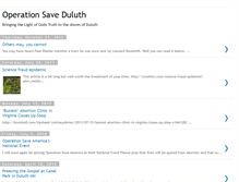 Tablet Screenshot of operationsaveduluth.blogspot.com