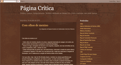 Desktop Screenshot of paginacriticapara.blogspot.com