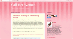 Desktop Screenshot of call-her-woman.blogspot.com