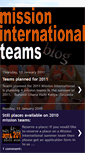 Mobile Screenshot of mission-international-teams.blogspot.com