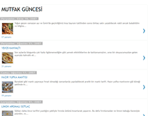 Tablet Screenshot of mutfakguncesi.blogspot.com