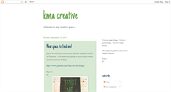 Desktop Screenshot of kmacreative.blogspot.com