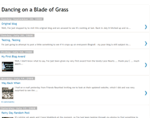 Tablet Screenshot of dancingonabladeofgrass.blogspot.com