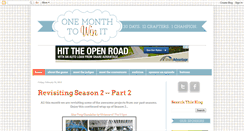 Desktop Screenshot of onemonthtowinit.blogspot.com