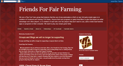 Desktop Screenshot of friends4fairfarming.blogspot.com
