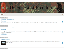 Tablet Screenshot of defense-and-freedom.blogspot.com