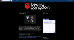 Desktop Screenshot of beckycongdon.blogspot.com