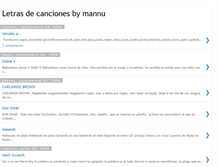 Tablet Screenshot of letrasdecancioness.blogspot.com