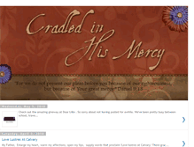 Tablet Screenshot of cradledinhismercy.blogspot.com