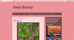 Desktop Screenshot of ideasbeauty.blogspot.com