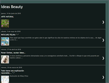Tablet Screenshot of ideasbeauty.blogspot.com