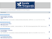 Tablet Screenshot of cursosescolaemporda.blogspot.com